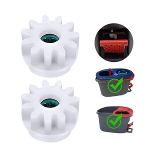 适配vileda拖把齿轮微力达ocedar脚踩旋转桶单向塑料轮配件