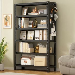 货架置物架多层落地书架储物架超市仓储库房阳台快递角钢送洞洞板