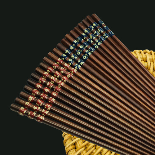 创意家用健康环保餐具筷子实木