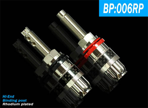 YARBO AUDIOPHILE/雅堡BP-006RP碳纤维镀铑白金功放音箱接线柱