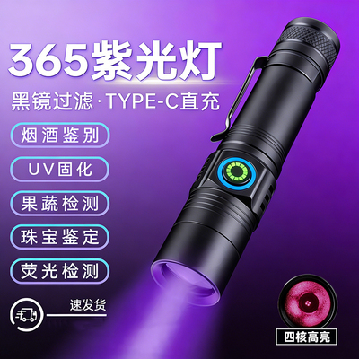 10w纸币黑镜荧光检测紫外线灯