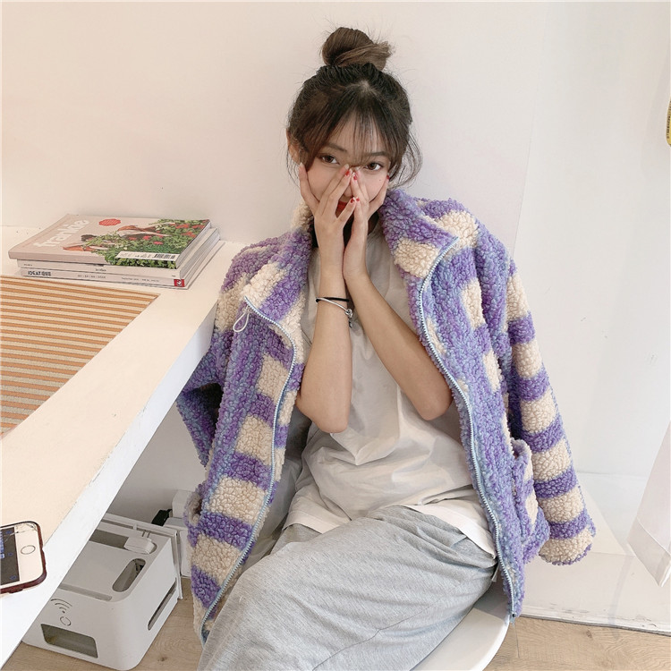 Korean cardigan sweater loose cashmere coat