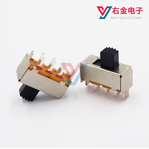 SS-22F062档6脚双排立式拨动