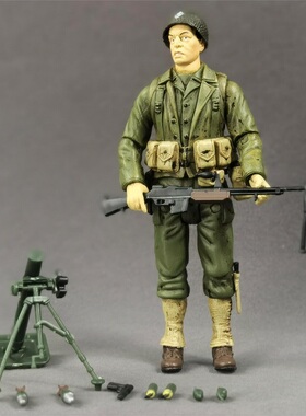 新款BBI1比18兵人模玩可动公仔手办3.75寸美军儿童玩具暗源现货