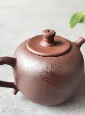 收藏天下陶器壶纯手工家用送礼中式原矿红泥玉柱壶容量160cc左右