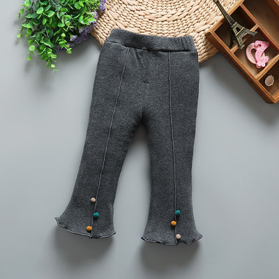 秋冬女童喇叭裤一体加绒加厚打底裤中小童宝宝洋气外穿保暖棉裤子,童装/婴儿装/亲子装,裤子,淘宝优惠券,粉丝福利购,淘宝优惠卷