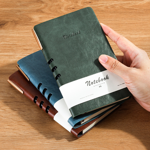 申士86商务A6笔记本办公职厂A5记事本子会议记录本可定制LOGO文具