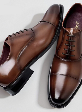 Handmade Oxford Dress Shoes Men Cow Leather Shoes 真皮男皮鞋