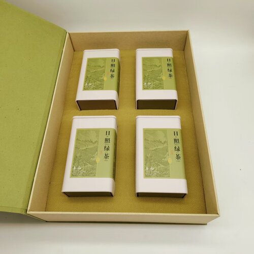 山东2025日照绿茶新茶叶春茶高山云雾炒青毛尖板栗浓香礼盒装250g