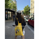 高智口袋刺绣宽松休闲亚麻衬衫 ASHLEYASS 威尼斯蓝