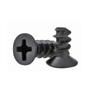 沉头平尾自攻螺丝钉M2.6M3.54Mm KB十字平头 碳钢黑色国标GB846