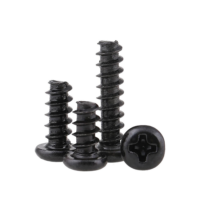 碳钢圆头自攻金属白色小螺丝钉