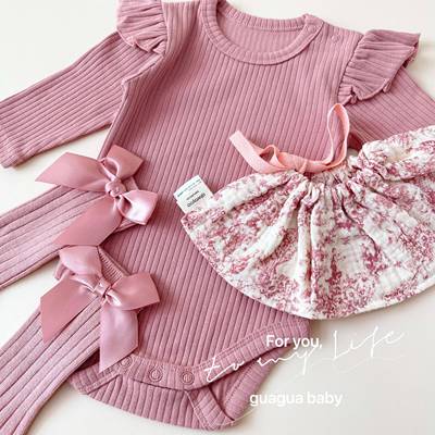 呱呱Baby新生婴儿连体衣包屁衣