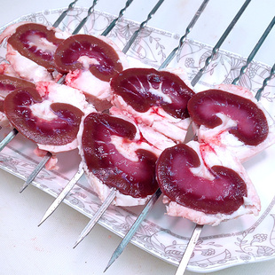 羊大腰子串新鲜羊肉串户外bbq烧烤肉食材满包邮北京牛街牛羊肉