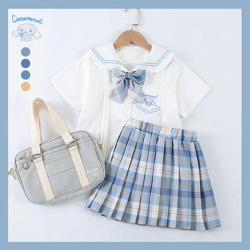 儿童jk制服套装女童玉桂狗水手服小学生学院裙子校服全套闺蜜夏装