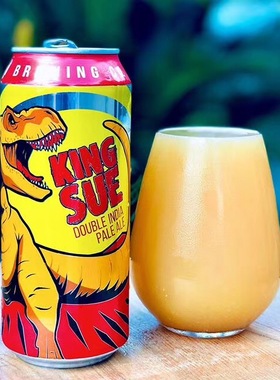 6听击倒巨人暴龙苏王双倍浑浊IPA精酿啤酒美国原装进口473ml罐装