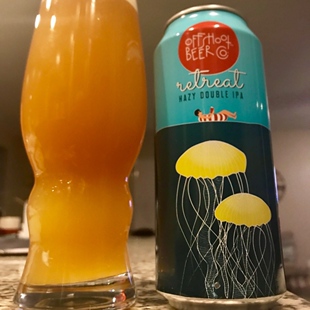 美国分支撤退新英格兰浑浊双倍IPA精酿啤酒 473ml高浓度进口 罐装