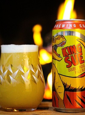 1听击倒巨人暴龙苏王双倍浑浊IPA精酿啤酒美国原装进口473ml罐装