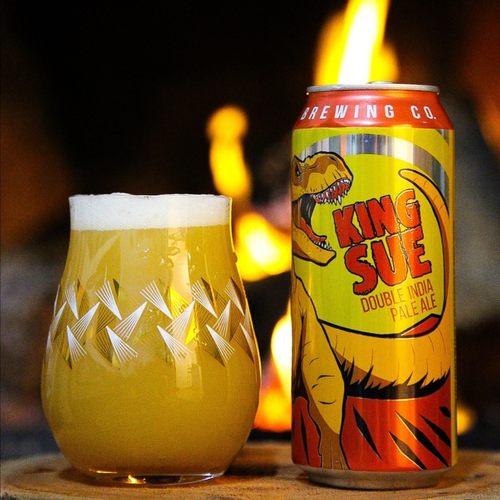 1听击倒巨人暴龙苏王双倍浑浊IPA精酿啤酒美国原装进口473ml罐装