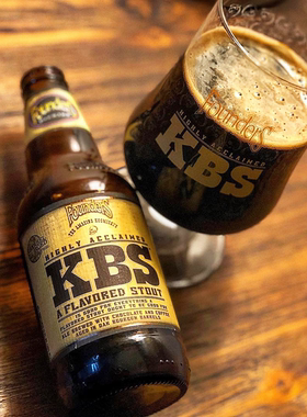 1瓶美国KBS创始者过波本桶帝国世涛精酿啤酒330ml瓶装高浓度黑啤