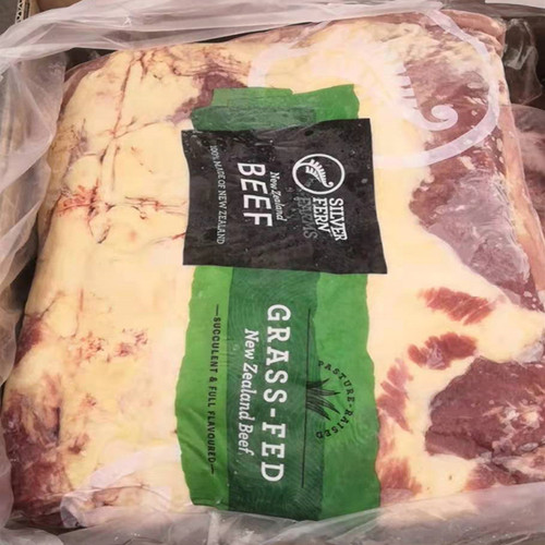 8斤装新西兰冷冻双层肥牛进口原切雪花牛肉片 后胸肉火锅烧烤食材 - 封面