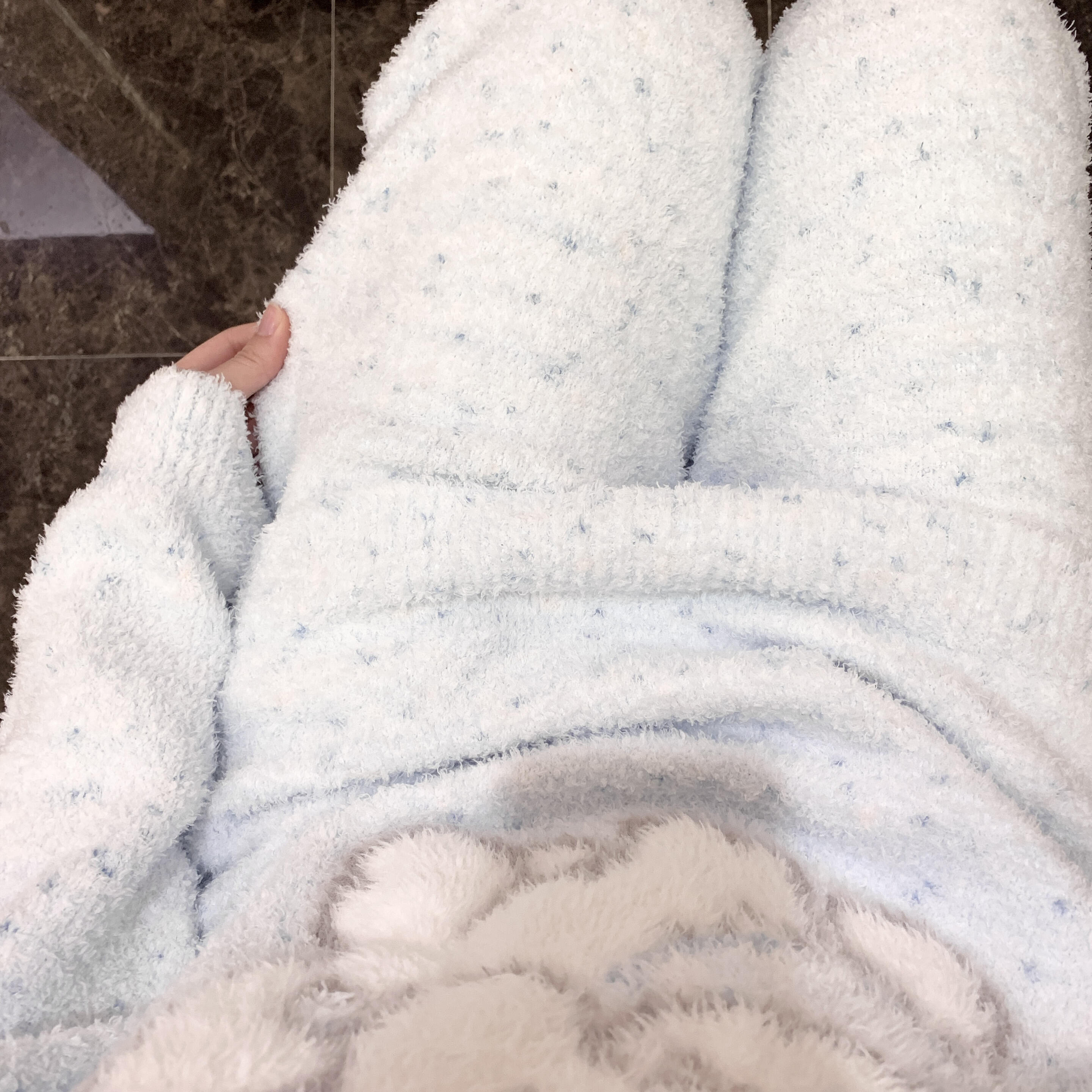 侘町2026新款英文蓝围巾小狗半边绒保暖套装休闲睡衣女冬季家居服,女士内衣/男士内衣/家居服,睡衣/家居服套装,淘宝优惠券,粉丝福利购,淘宝优惠卷