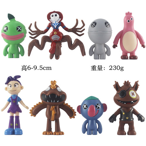 跨境波比5手办全员游戏时间公仔莉莉怪物模型玩偶摆件儿童玩具8款