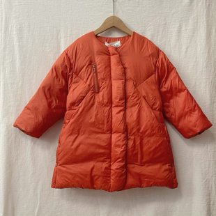 吾名堂品牌折扣男女童中长款儿童羽绒服冬季白鸭绒保暖外套