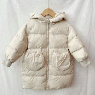 吾名堂品牌折扣儿童羽绒服冬款女童连帽羽绒服精灵尖帽子特价不退