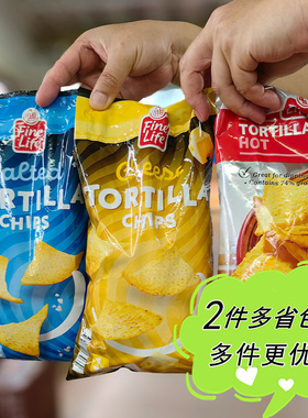 麦德龙代购比利时进口荟食FINE LIFE玉米片辣味原味奶酪味200g