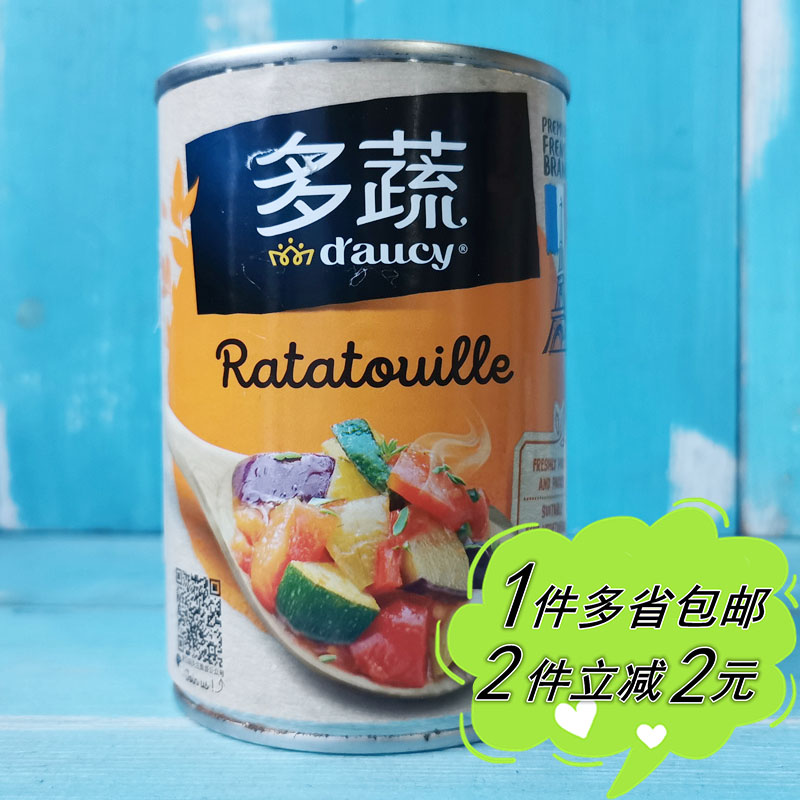 【麦德龙】d"aucy多蔬普罗旺斯烩菜风格什锦蔬菜罐头375g西班牙产