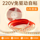 灯带LED灯条无频闪24v变压器极窄5mm8毫米贴片220伏光源线型自粘
