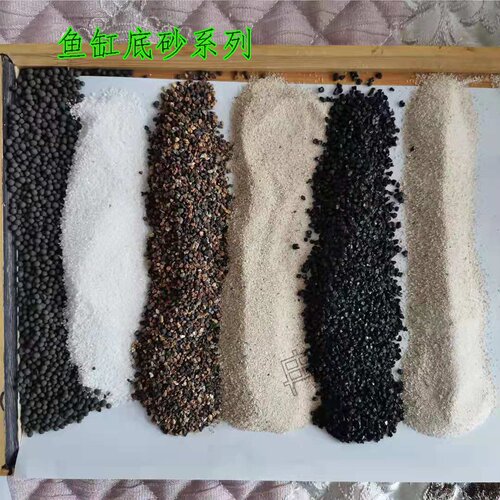 精选雨林缸南美沙白沙子铺底砂