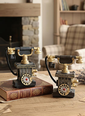 美式风树脂模型复古相机存钱罐