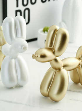 气球狗客厅卧室奶茶店桌面装饰