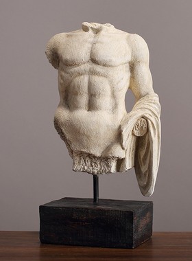 美式仿古半身人像头像树脂摆件客厅家居电视柜玄关酒柜装饰品摆设