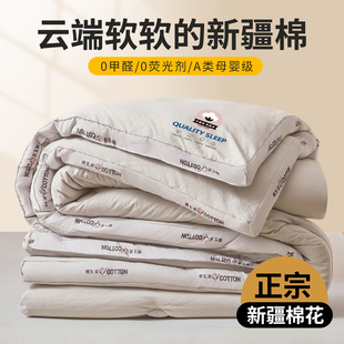 新疆纯棉花被学生宿舍夏凉被子空调被单人春秋被四季通用冬被2025