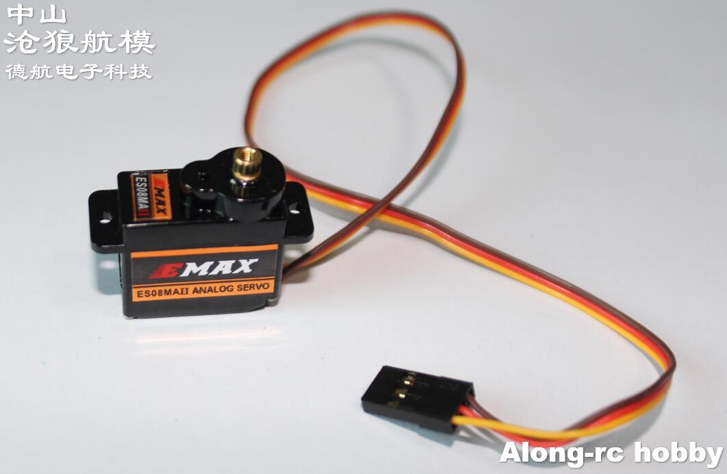 沧狼模型-银燕emax舵机 12g金属齿轮2kg力 es08ma ii 9克金属舵机