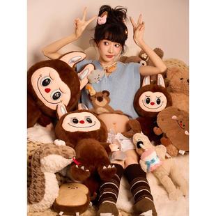 拉布玩偶labu公仔布布娃娃可爱大号生日礼物睡觉抱枕儿童毛绒玩具