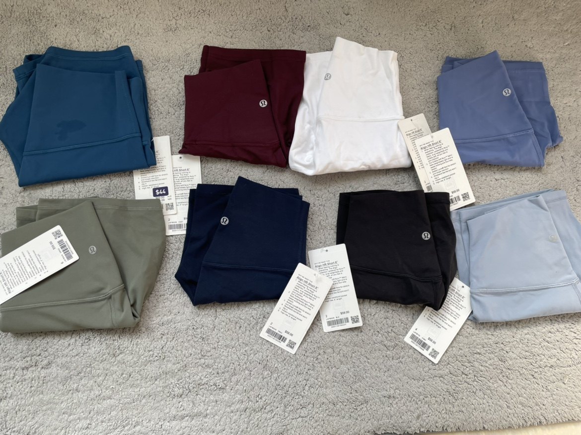 吧主现货lululemon瑜伽短裤align hr高腰4寸6寸8寸10寸打底骑行裤