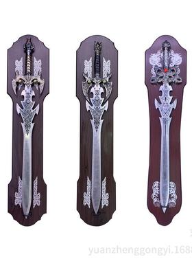 龙泉装饰剑装饰剑宝剑挂板剑风水壁剑工艺挂剑未开刃