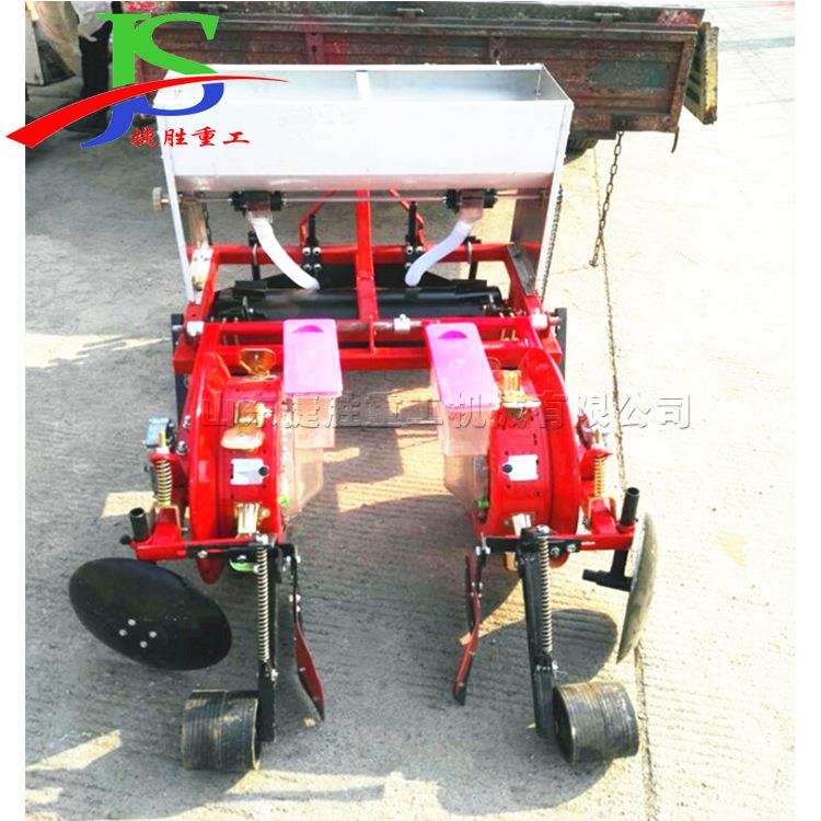 2行玉米精播机 春季耕种播种设备 18-28马力拖拉机带动精播机