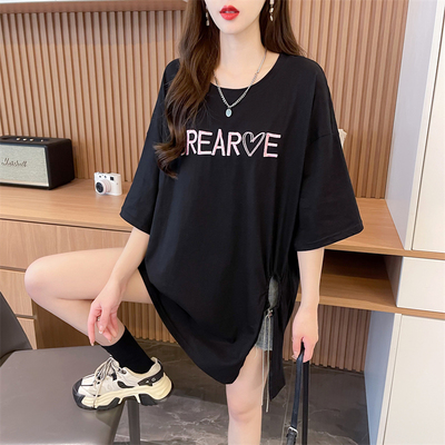 100%纯棉不起球短袖女