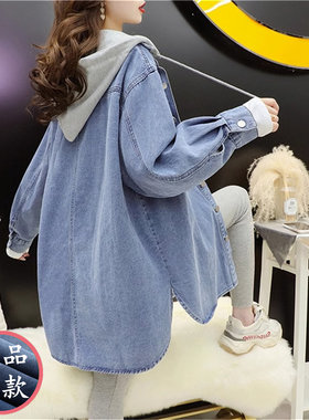 纯棉不起球面料牛仔外套女