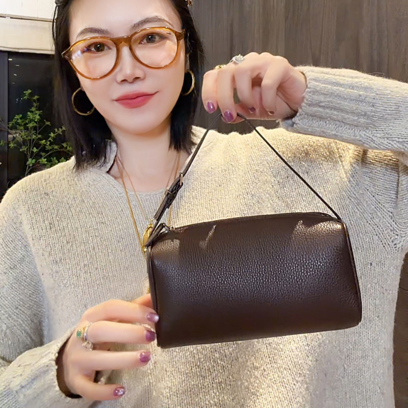 LUNA“浓浓意式”the row巧克力笔袋小方手提包,箱包皮具/热销女包/男包,通用款女包,淘宝优惠券,粉丝福利购,淘宝优惠卷