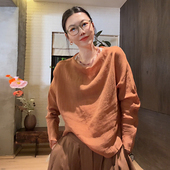 衫 LUNA 苎麻舒适时装 用高级感包围你 梵高意境