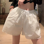 蕾丝花边短裤 LUNA 百搭橡筋腰 甜美减龄 在逃公主 少女感