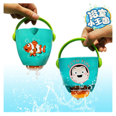 宝宝洗澡花洒杯子水壶母婴游泳馆戏水玩具婴幼儿童浴室迷你小水桶
