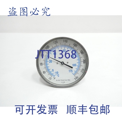 原装供应Ho Trerice 52-2105 双温度计 5英寸 x 5-1/2英寸 20-240