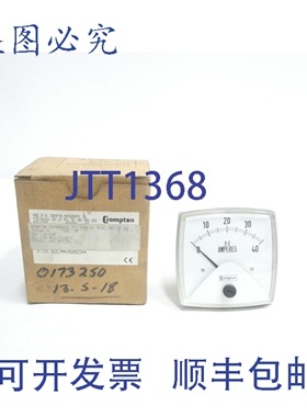 原装供应Crompton 016-01AA-ECNP 电流表 0-40VDC 安培